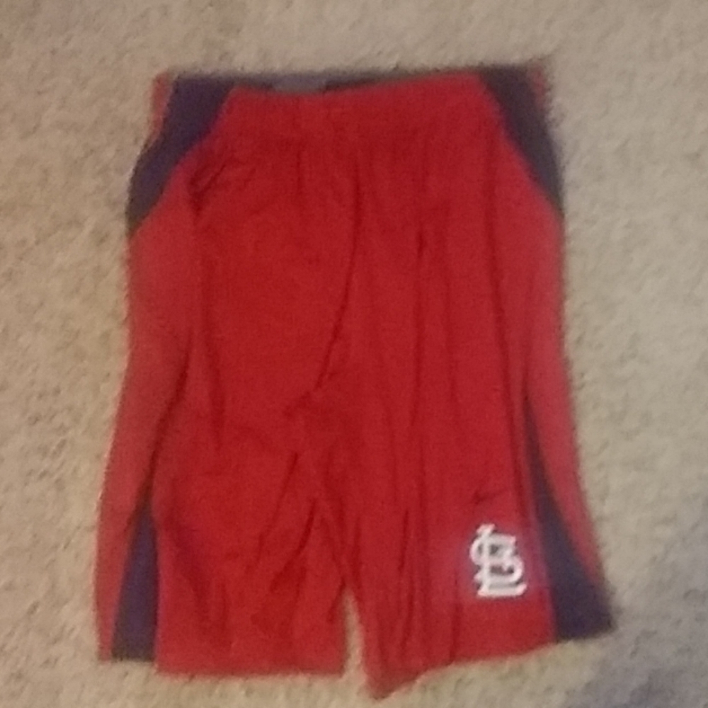MENS NIKE ST LOUIS CARDNIALS BASEBALL SHORTS